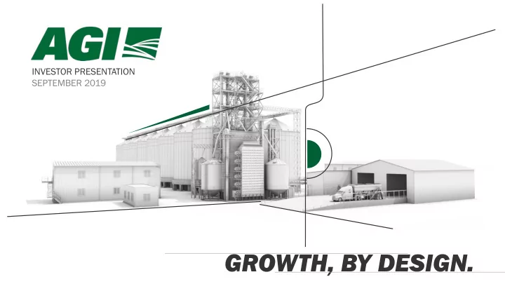 growth by design safe harbour statement