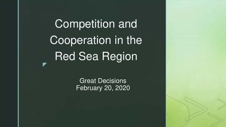 competition and