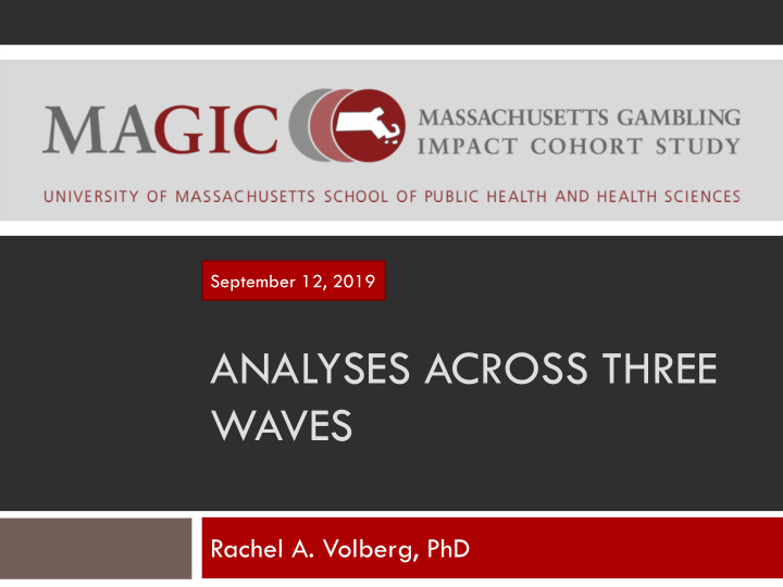 analyses across three waves