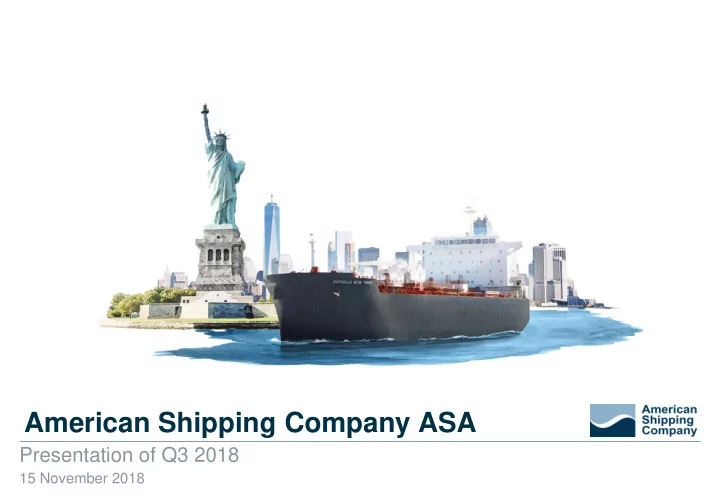 american shipping company asa