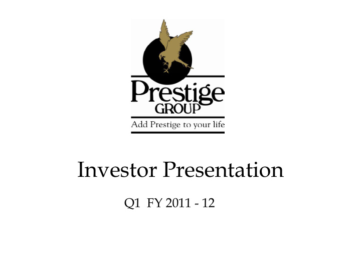 investor presentation