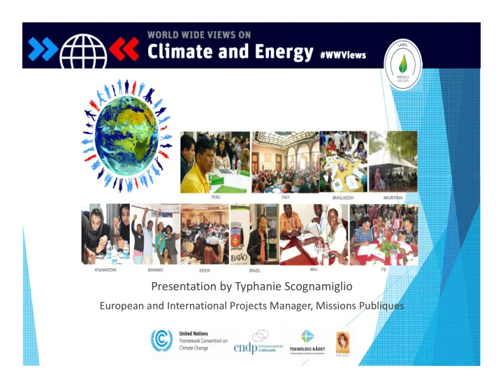 presentation by typhanie scognamiglio