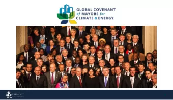 1  Dr. Shannon McDaniel  Director of Data Strategy  2  Global Covenant of Mayors In Detail