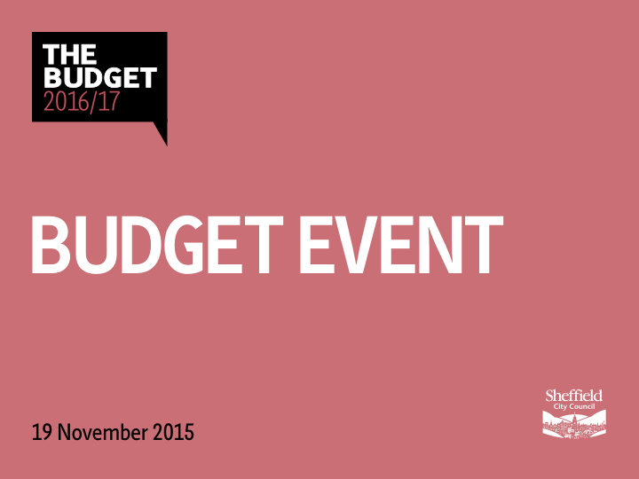 budget event