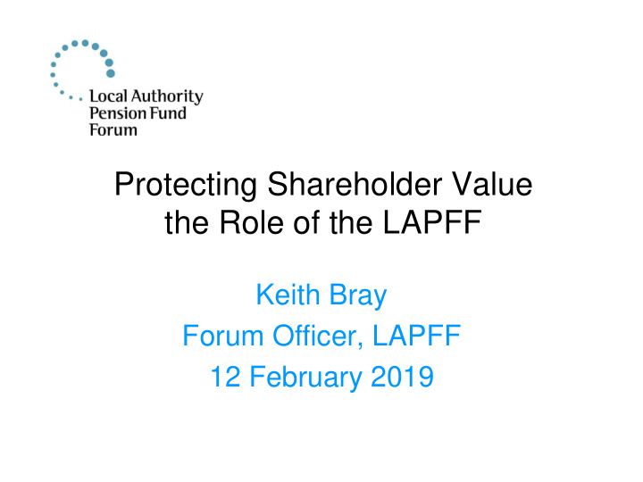 the role of the lapff