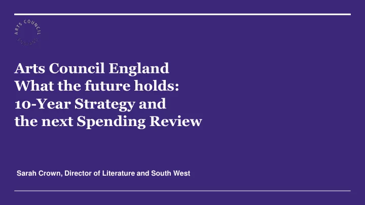 the next spending review