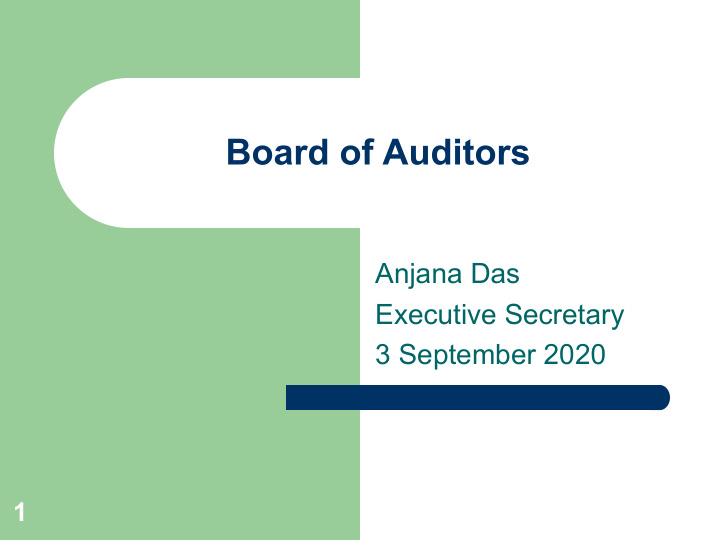 board of auditors