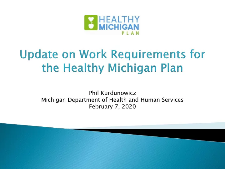 phil kurdunowicz michigan department of health and human