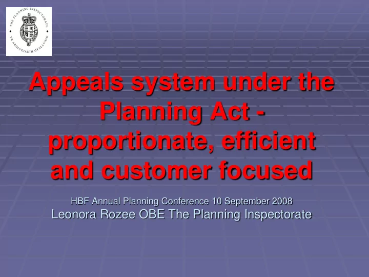 appeals system under the