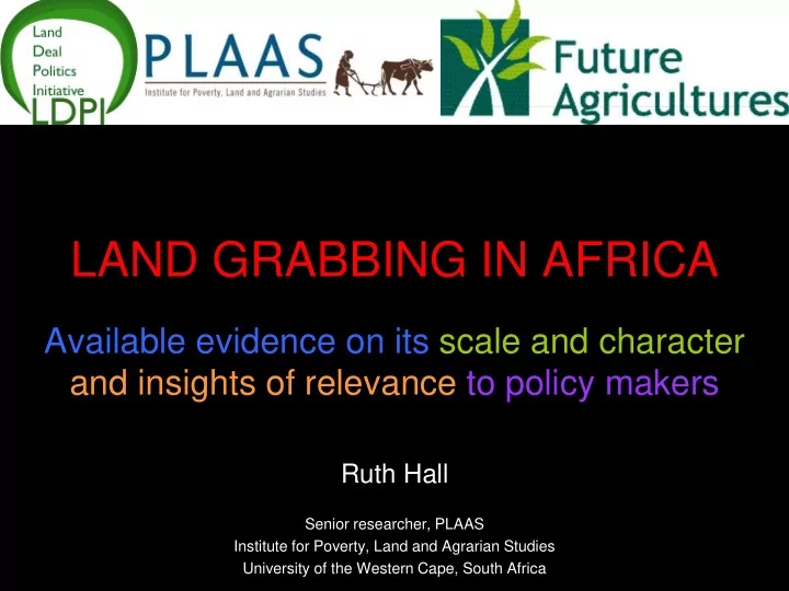 land grabbing in africa