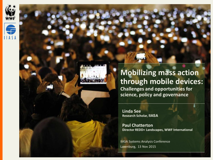 mobilizing mass action through mobile devices