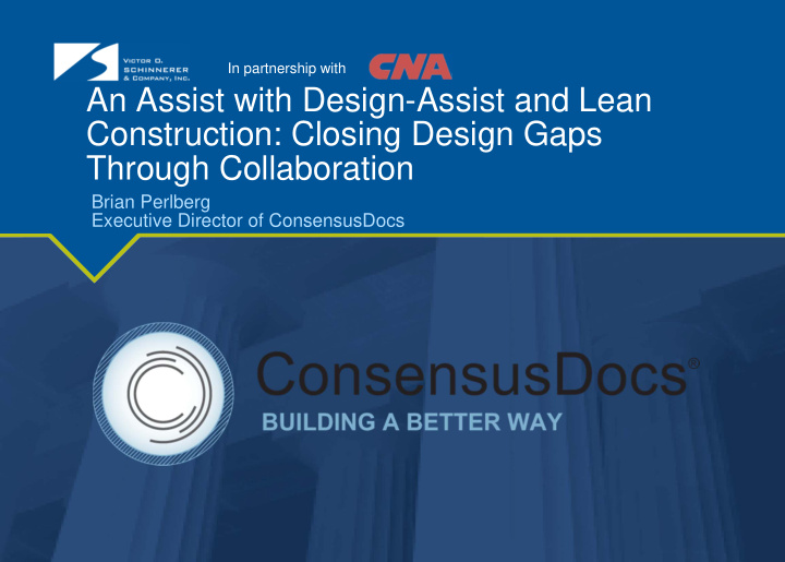 an assist with design assist and lean construction