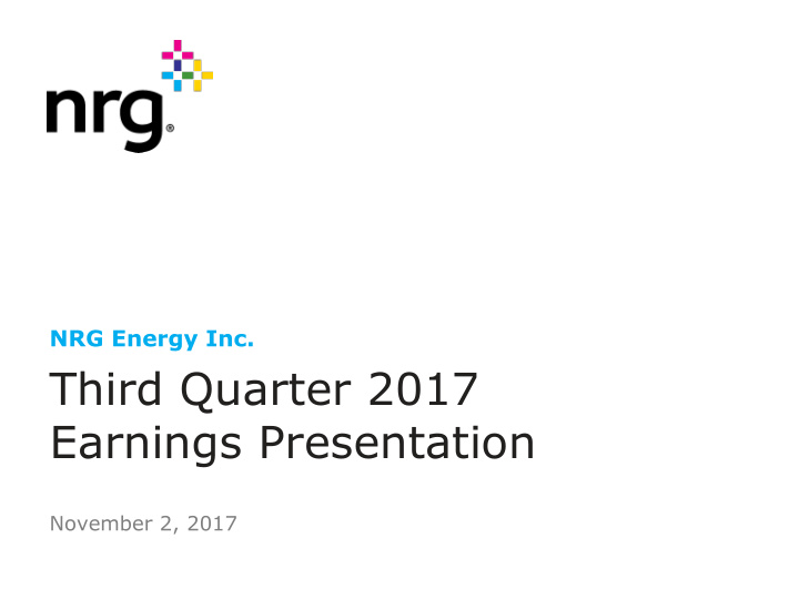 earnings presentation