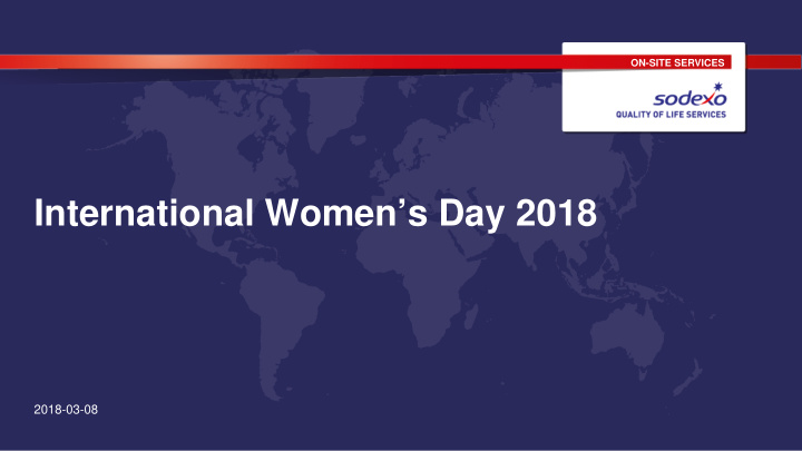 international women s day 2018