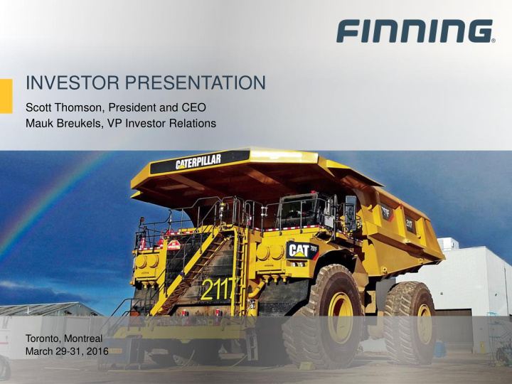 investor presentation