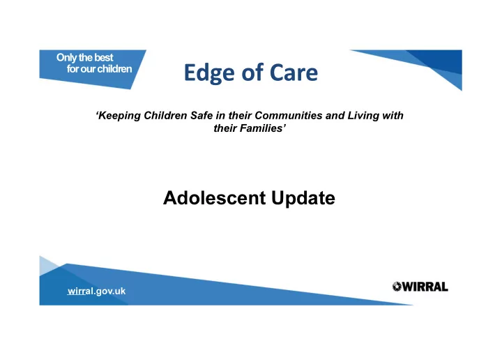 edge of care