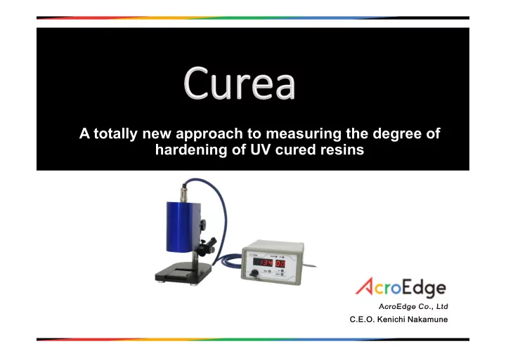 a totally new approach to measuring the degree of