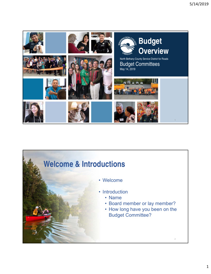 budget overview