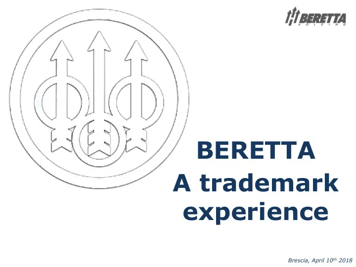 beretta in a glance the story began in 1526 in the