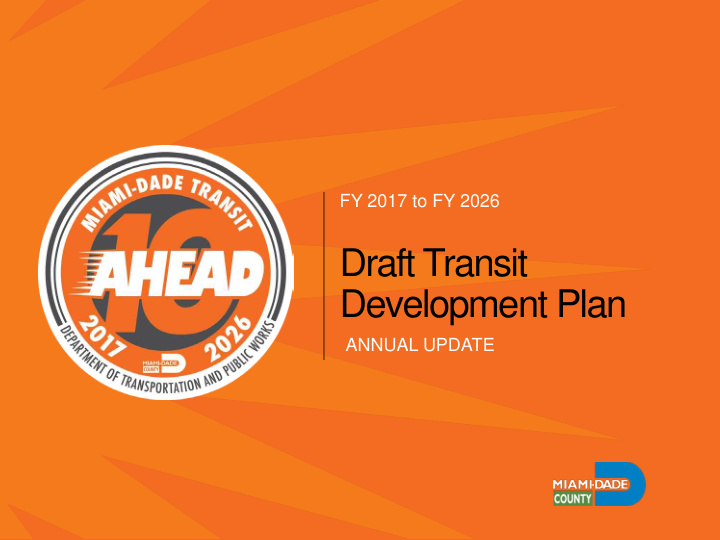 draft transit development plan