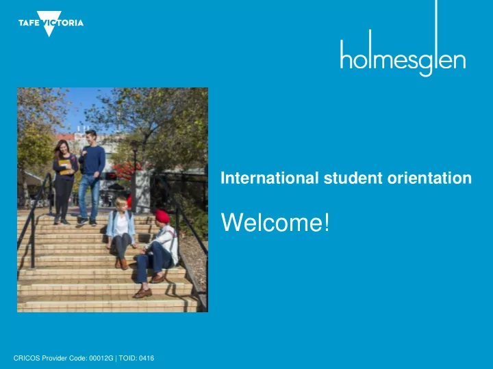 welcome