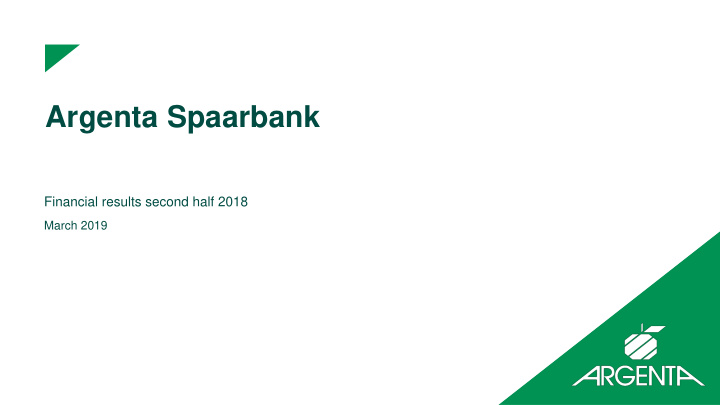 argenta spaarbank