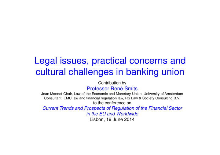 legal issues practical concerns and cultural challenges