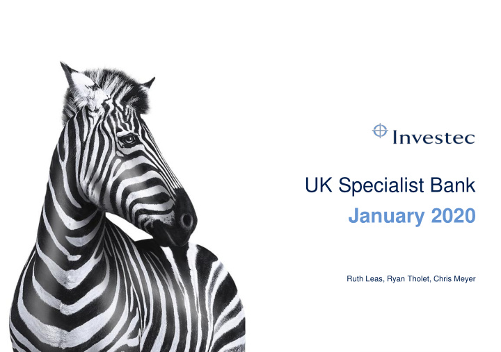 uk specialist bank january 2020