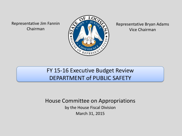 fy 15 16 executive budget review department of public