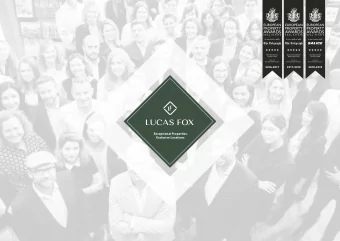 Exceptional Properties.  Exclusive Locations.  L  ucas Fox is a specialist real estate agency