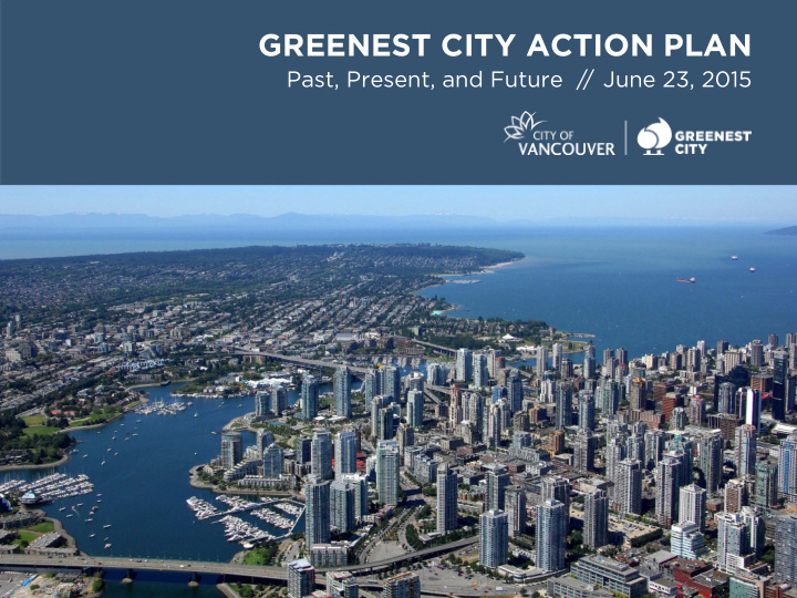 greenest city action plan