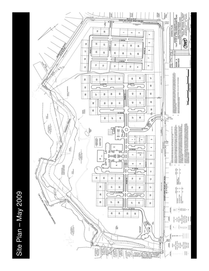 site plan may 2009 site plan february 2010 site plan