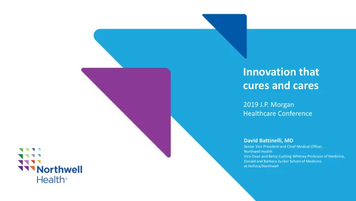 innovation that cures and cares