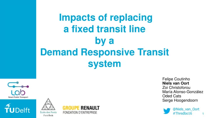 impacts of replacing