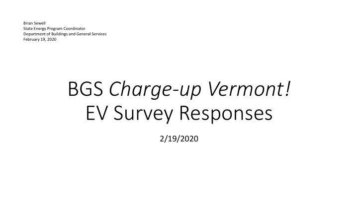 bgs charge up vermont