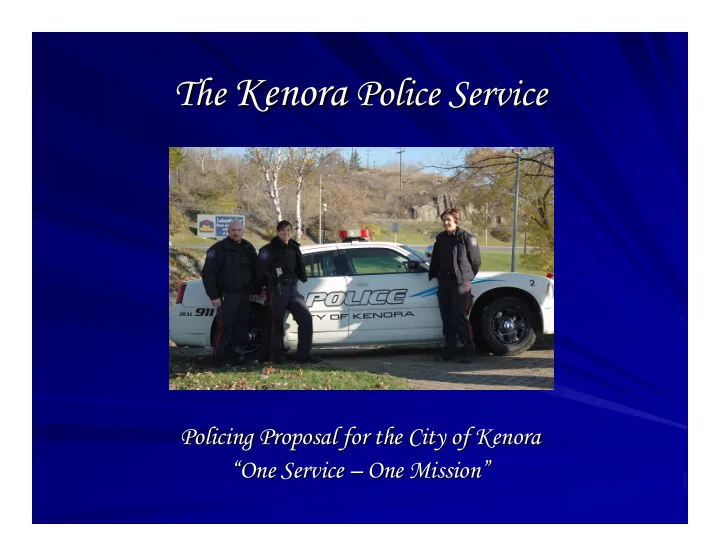 the kenora