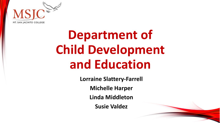 department of child development