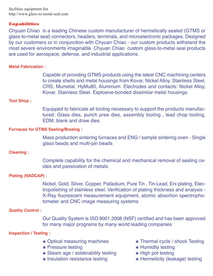 chyuan chiao is a leading chinese custom manufacturer of