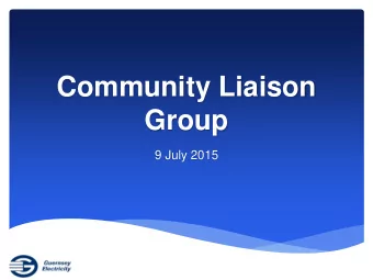 Group  9 July 2015  Agenda  Introductions  Minutes from previous meeting  CLG update