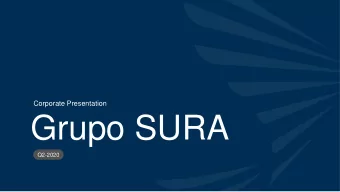 Grupo SURA  Q2-2020  LEGAL  DISCLAIMER The forward- looking statements contained herein are based