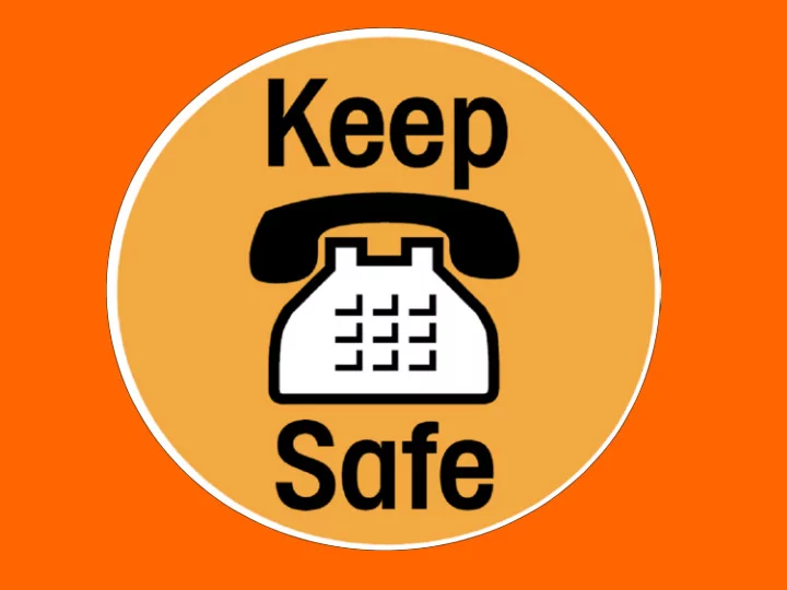 ke e p safe is a c ommunity safe ty sc he me for pe ople