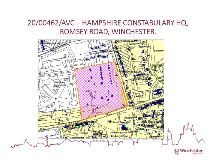 20 00462 avc hampshire constabulary hq romsey road