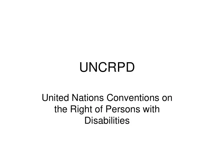 uncrpd