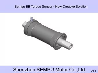 Shenzhen SEMPU Motor Co.,Ltd  V1.1 E-bike conversion kit - Sempu Best Solution  BB torque sensor