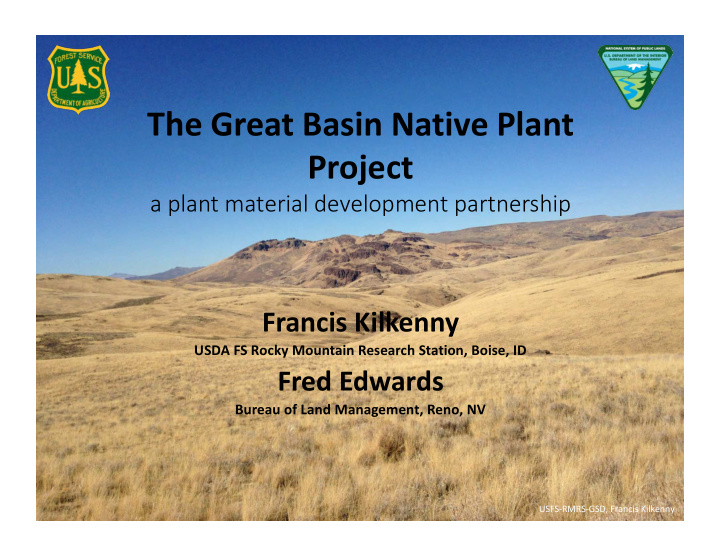 the great basin native plant project