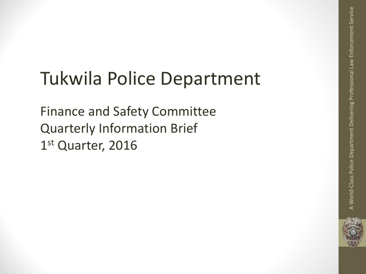 tukwila police department