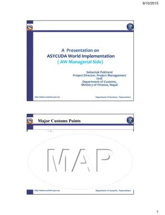 Organization Structure of DoC  DG  DDG  DDG  DDG  Policy and Operations  Management Division