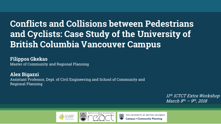 conflicts and collisions between pedestrians