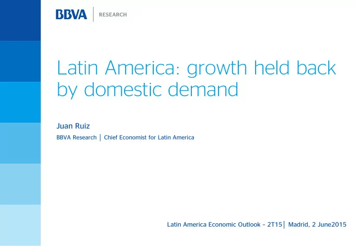 by domestic demand