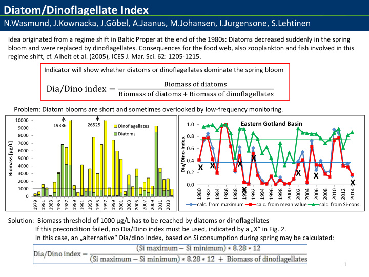 diatom dinoflagellate index